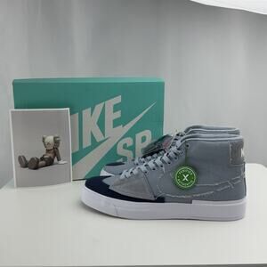 Nike SB Zoom Blazer Mid Edge Obsidian Mist Fossil CI3833-401 Size 11.5